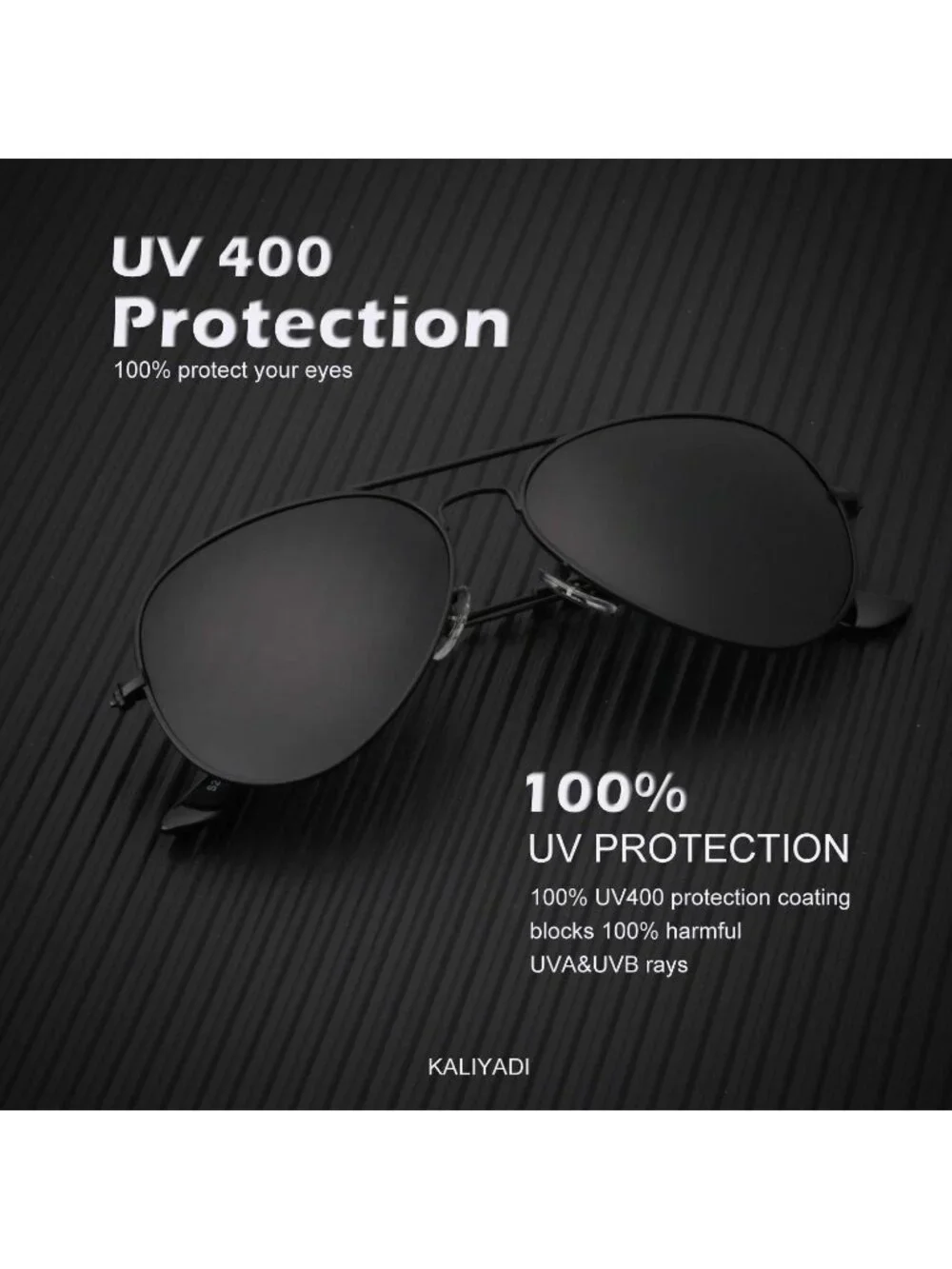KALIYADI Classic Aviator Sunglasses for Men Women